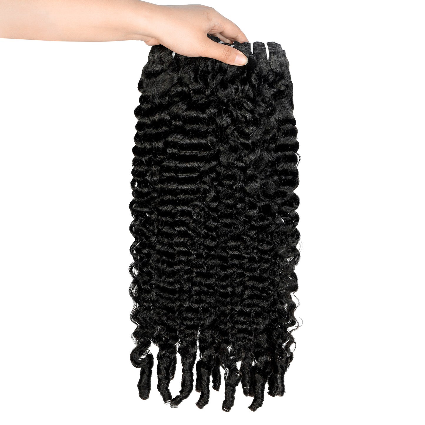 (Ship From US ) Burmese Curly Bundles 100% Virgin Human Hair 3 Bundles 10A Premium Quality Human Hair Extensions