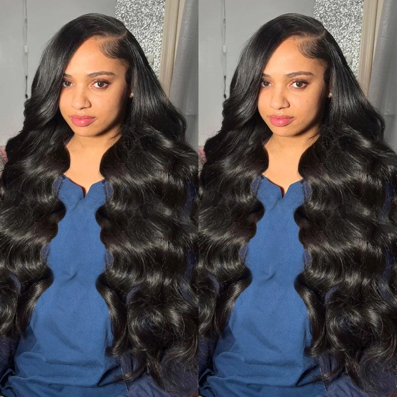 Glueless Body Wave Wig 13x4 HD Lace Front Wig Human Hair Wigs Transparent Lace Frontal Wig 32 Inch