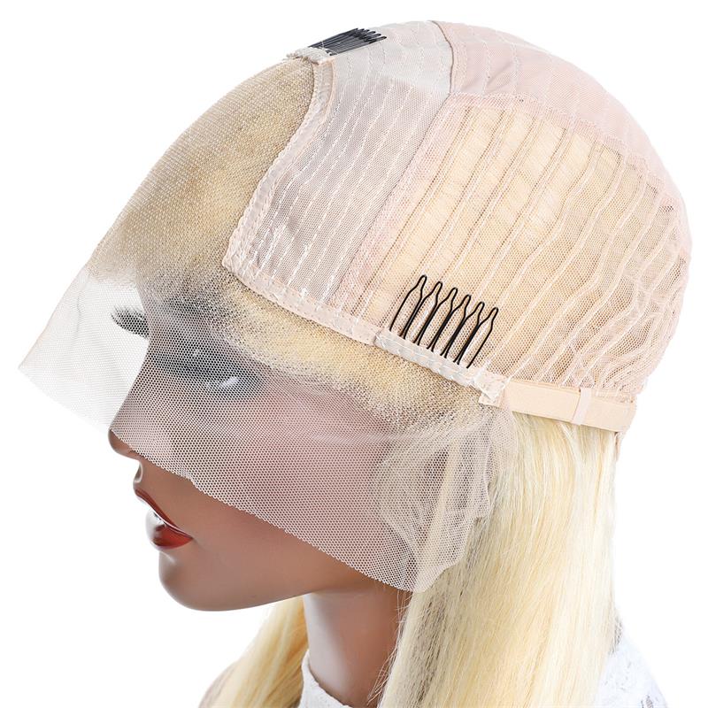 Overnight Shipping 613 Blonde 13x4 Glueless Lace Wig Body Wave Lace Front Human Hair