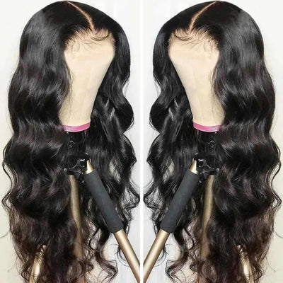 Overnight Shipping Body Wave 13x4 HD Glueless Lace Front Wigs Human Hair 180% Density