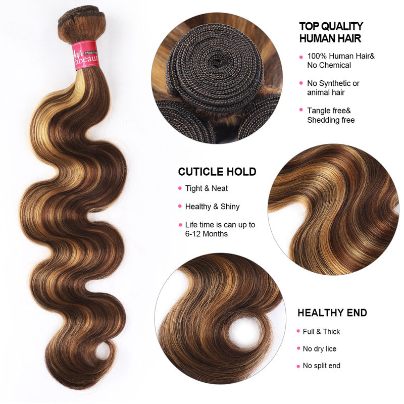 Overnight Shipping 3 Bundles Body Wave Hair Brazilian Human Hair Extensions