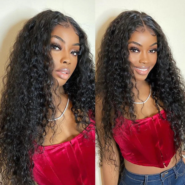 Overnight Shipping Brazilian Water Wave Hair 3 Bundles 100% Human Hair Natural Color