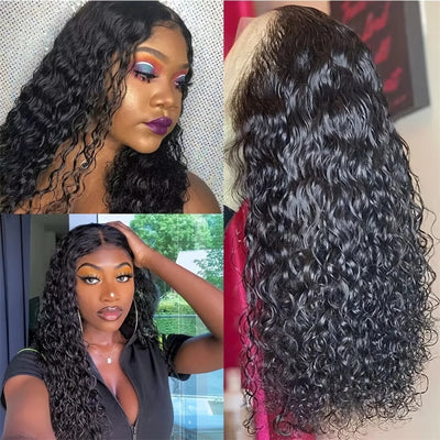 🔥[USA Shipping Sale!] 24“ Only $95.66 /  Pre Cut & Pre Plucked & Bleached Knots Ready To Wear 13*4 Lace Front Human Hair Wig Deal