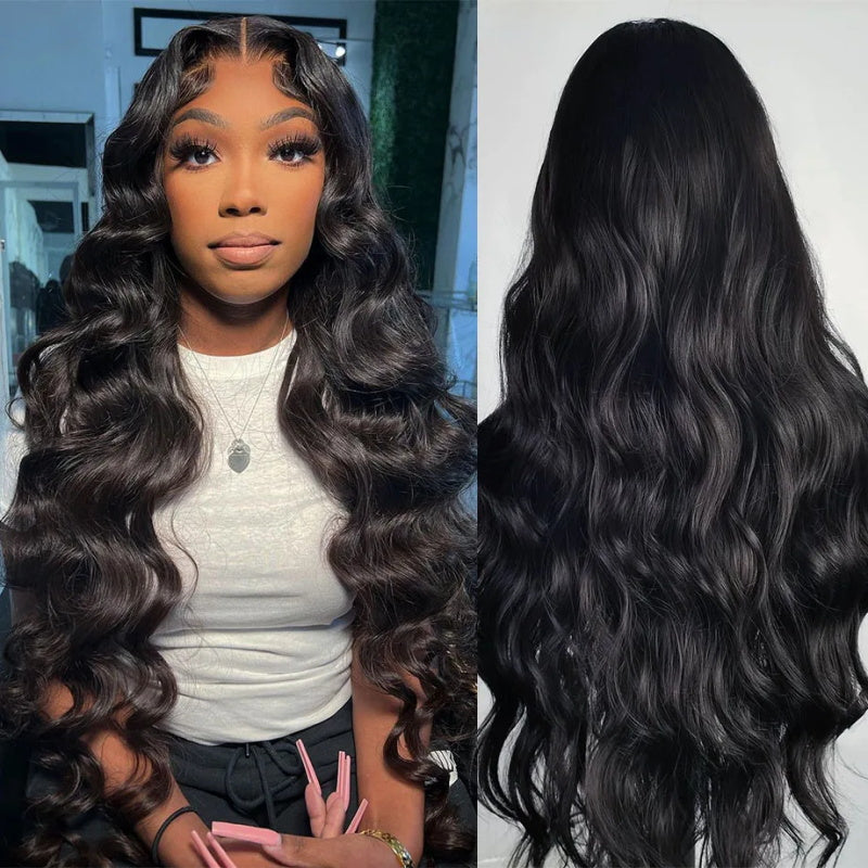 (Super SALE! ) 180% Density 16"-38" Save 50% OFF Glueless 4x4 Lace Closure Human Hair Wig With Pre-Plucked