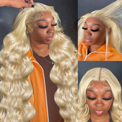 🔥[Spring Super Sale] 26" Only $139.99 | Highlight /613 Blonde Color Straight Body Wave Glueless Human Hair Wig Deal