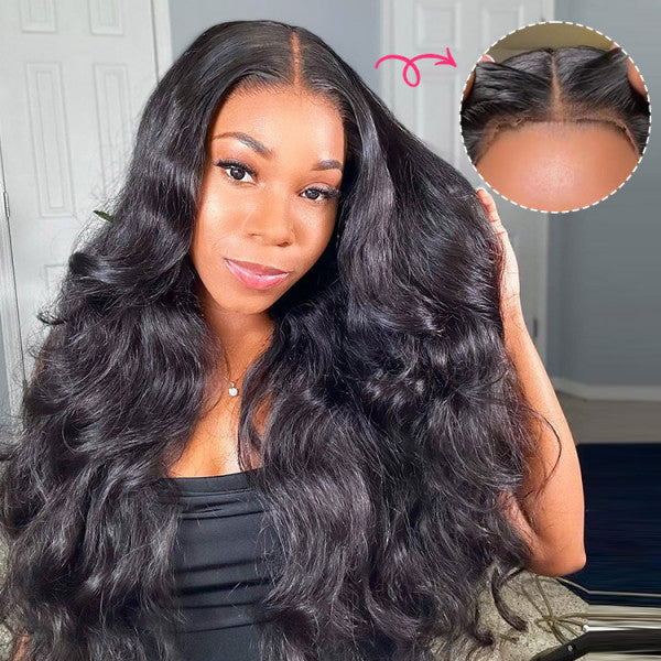 Glueless Wear & Go Wigs Body Wave Human Hair 5x5 Lace Closure Wigs