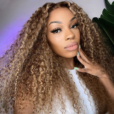 13x6 Deep Wave  Ready To Wear Wigs Pre-plucked Deep Curly Lace Front Wig With Bleached Knots Beginne Friendly