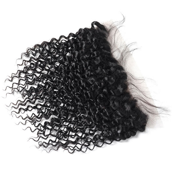 8A Grade Brazilian Kinky Curly Hair 4 Bundles with 13*4 Frontal