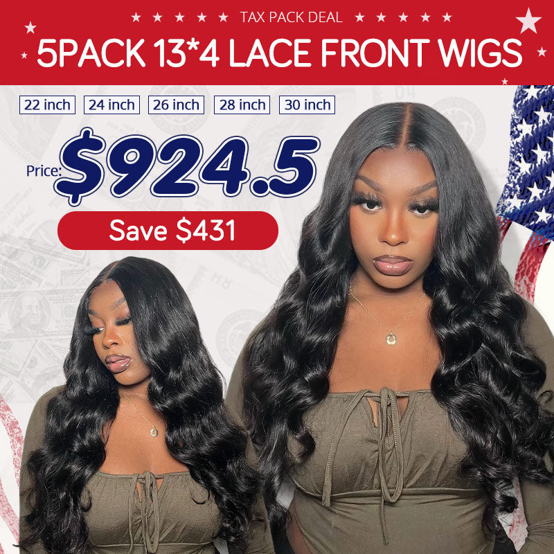 22 24 26 28 30 Inch 13*4 Lace Front Wig Pack Deal