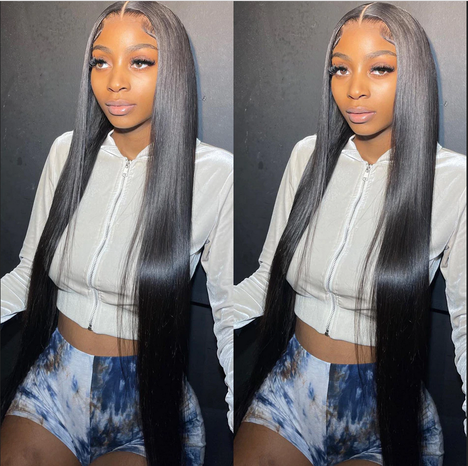 Mink Hair Brazilian Silky Straight Hair Weave 3 Bundles Natural Black