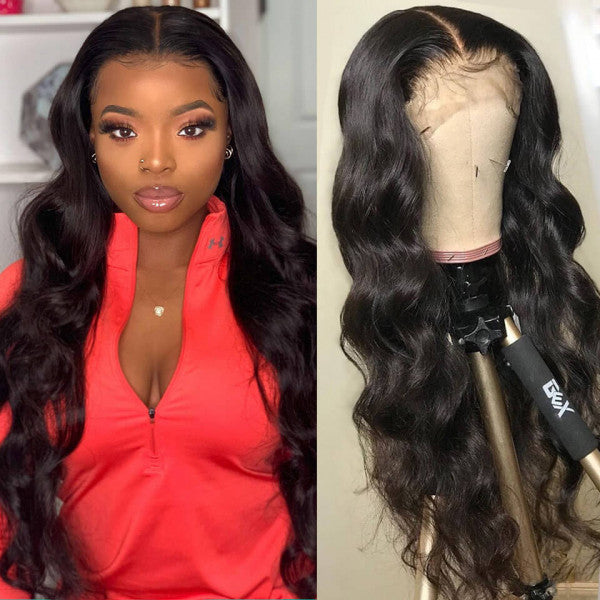 13*6 body wave lace frontal wig human hair wigs