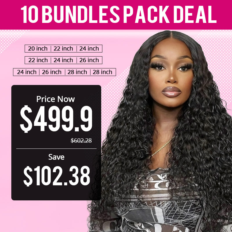 10 Bundles Deal Human Hair Weave Just $499.9