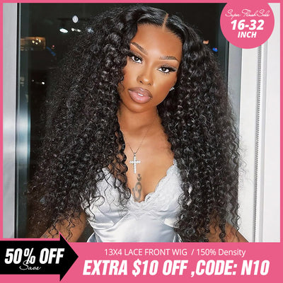 🔥[Spring Sale]  16"-32" Save 50% OFF Glueless Wigs 13x4 Transparent Lace Front Human Hair Wig With Pre-Plucked