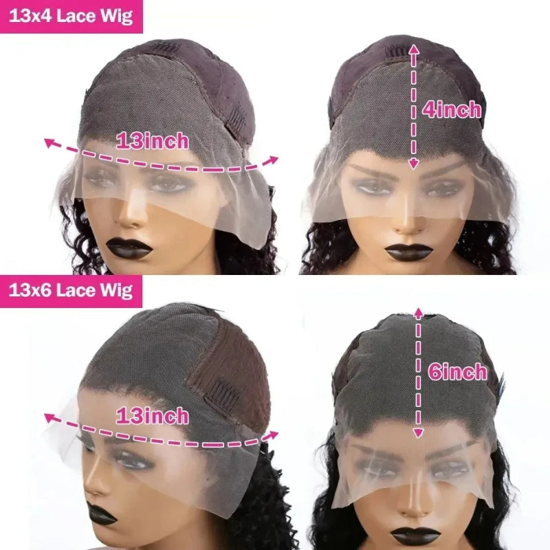 13x6 Transparent Lace Front Wig Pre plucked with Baby Hair Glueless Body Wave Human Hair Wigs