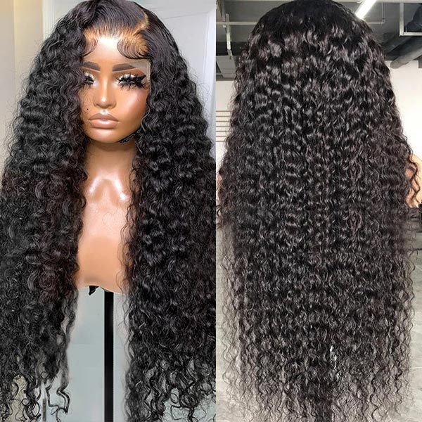 30 Inch Curly Wig 5x5 Hd Lace Closure Wigs Deep Curly Lace Closure Wig Pre-plucked Glueless Wigs