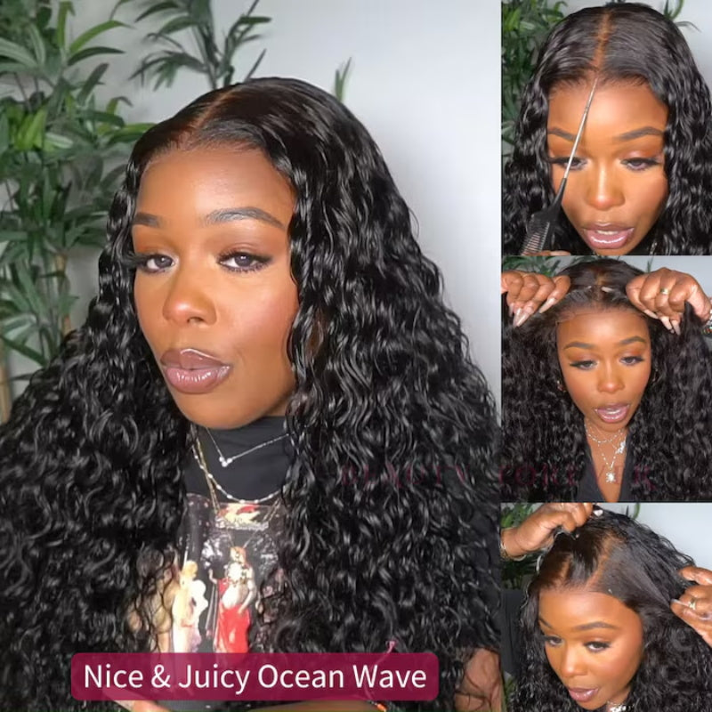 [ 30''= $198.99 ] Pre Cut & Pre Plucked & Bleached Knots Ready To Wear 13*4 Lace Front Human Hair Wig Deal