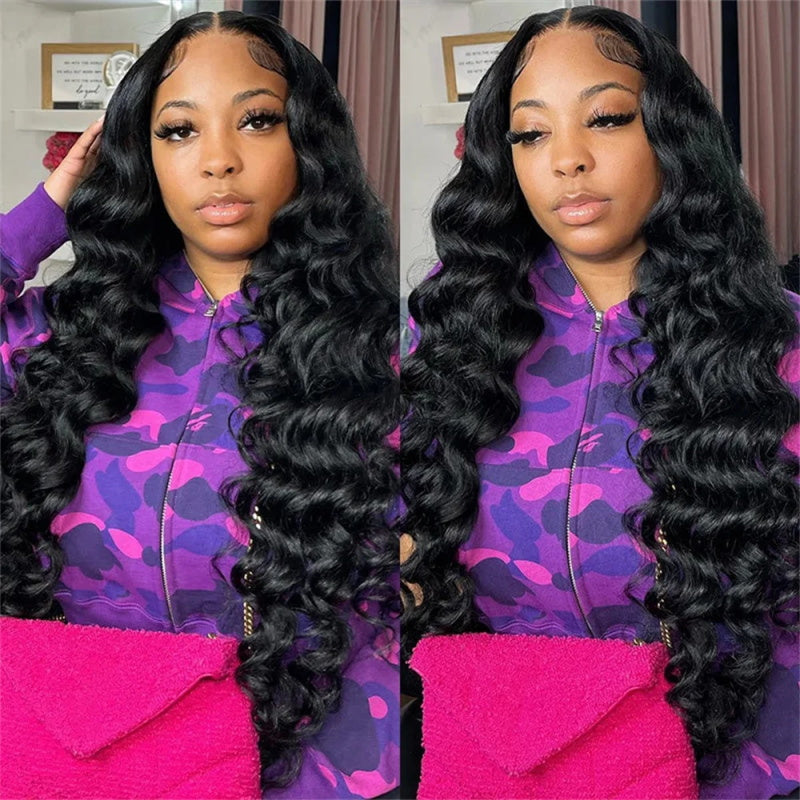 5x5  Loose Deep Wave Ready To Wear Lace Closure 100% Human Hair Wig 180% Density