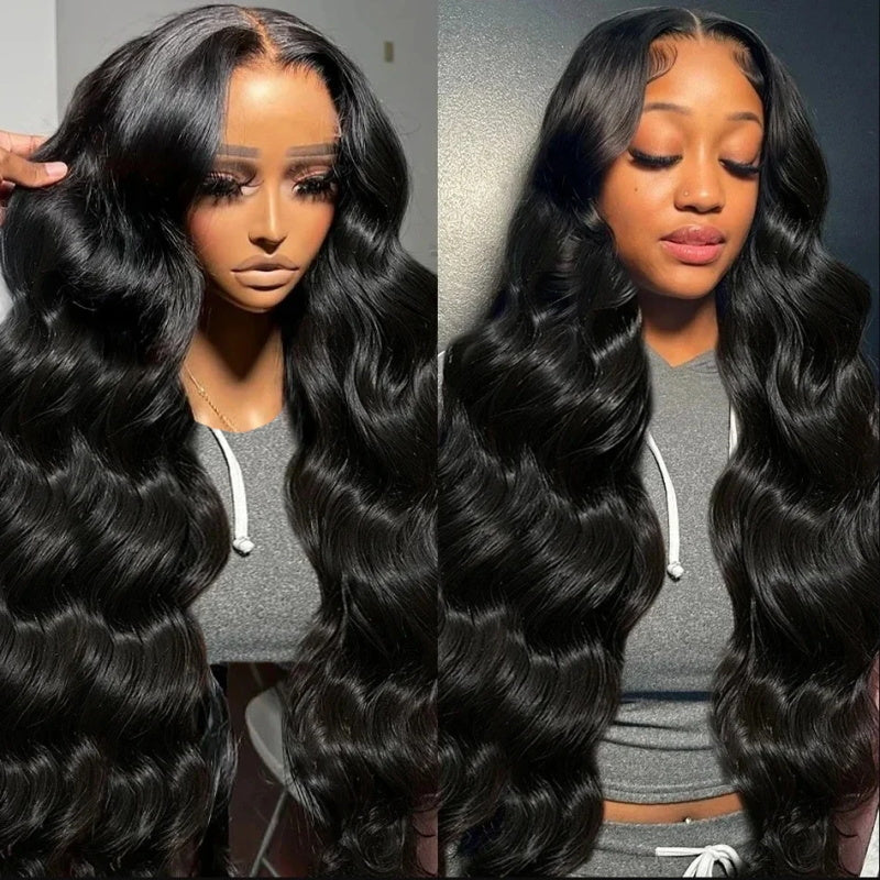 [ 60% OFF Flash Sale] 30''= $159.66 180% Density  | Pre Plucked & Bleached Knots Body Wave Ready To Wear 5x5  Lace Closure Human Hair Wig Deal