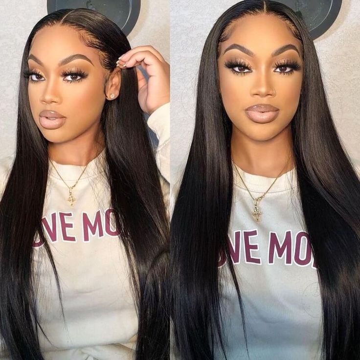 Pre-plucked Wear Go Real Glueless Straight Lace Front Wig With Invisible Knots Pre-Cut