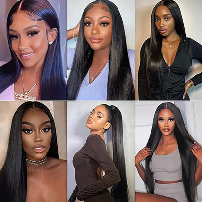 [Bogo Free Deal] Straight Human Hair Wig 5x5 Lace Closure Human Hair Wig