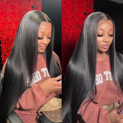 [Bogo Free Deal] Straight Human Hair Wig 5x5 Lace Closure Human Hair Wig