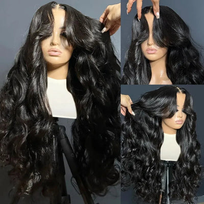 Glueless 13X4 Lace Front Wig Pre plucked With Baby Hair Body Wave Human Hair Wigs