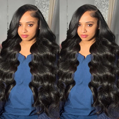 Glueless Body Wave Wig 13x4 HD Lace Front Wig Human Hair Wigs Transparent Lace Frontal Wig  32 Inch