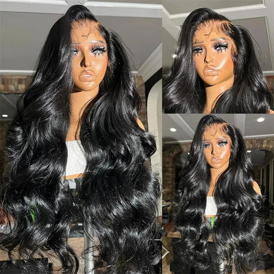 Long 40 Inch Length Wig 13x4 Undetectable Transparent Lace Front Wigs Glueless Body Wave Human Hair Wigs