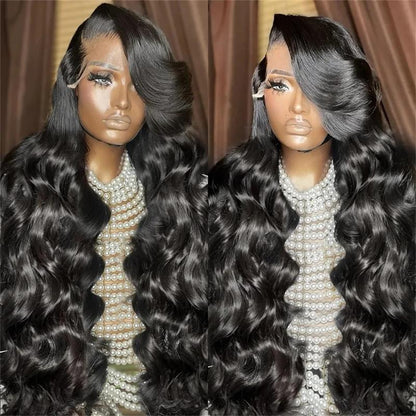 Long 40 Inch Length Wig 13x4 Undetectable Transparent Lace Front Wigs Glueless Body Wave Human Hair Wigs