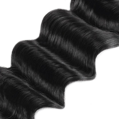 Overnight Shipping 3 Bundles Loose Deep Wave 100% Human Hair Bundles