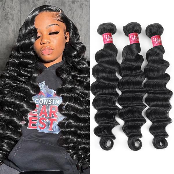 Overnight Shipping 3 Bundles Loose Deep Wave 100% Human Hair Bundles