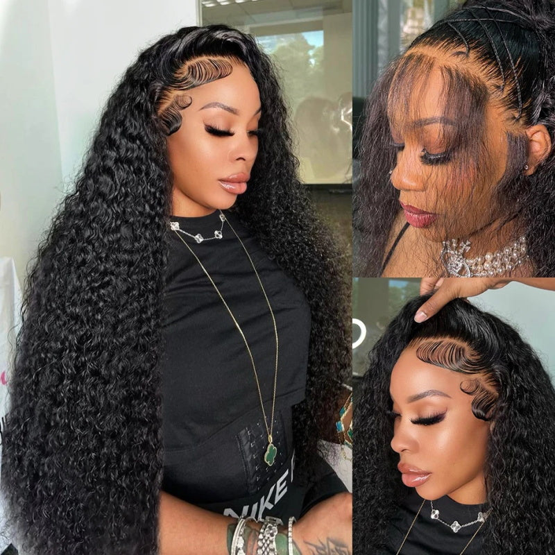 [ 30''= $198.99 ] Pre Cut & Pre Plucked & Bleached Knots Ready To Wear 13*4 Lace Front Human Hair Wig Deal