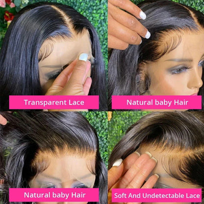 [ Super Flash Sale] 30''= $159.66 180% Density  | Pre Plucked & Bleached Knots Ready To Wear Lace Closure Human Hair Wig Deal