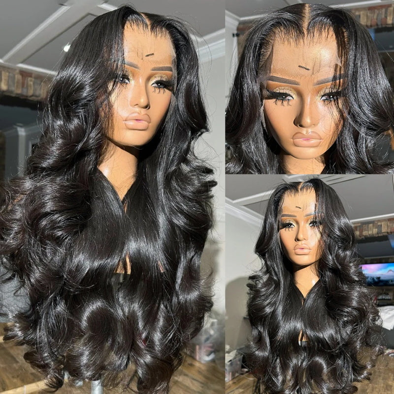 [ Super Flash Sale] 30''= $159.66 180% Density  | Pre Plucked & Bleached Knots Ready To Wear Lace Closure Human Hair Wig Deal