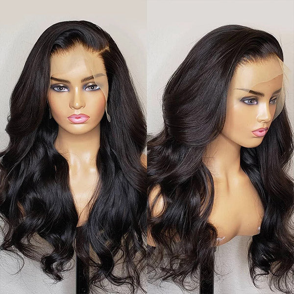 Hairinbeauty Flash Sale 180% Density Body Wave 5x5 Lace Closure Wig Preplucked Wear Go Glueless Wigs