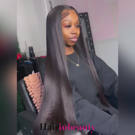 Glueless Lace Wigs Straight Human Hair Wig 32 Inch Long HD Lace Closure Wigs 4x4 Lace Wigs Pre Cut