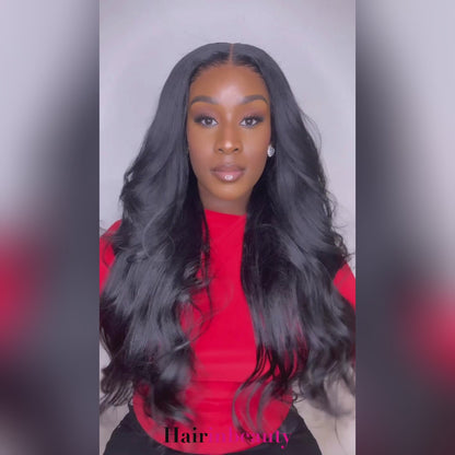 Body Wave Bundles with Closure Brazilian Human Hair 3 Bundles with 4x4 Lace Closure