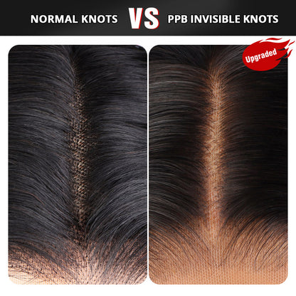 Bleached Knots 5*5 Wear & Go Wigs Silky Straight Hair Pre Plucked With Natural Hairline