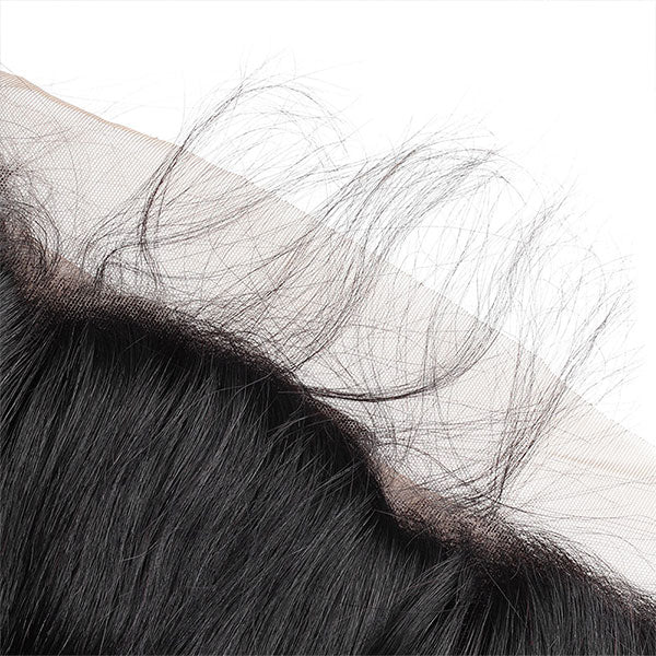 Mink Brazilian Straight Hair 3 Bundles with 13*4 Lace Frontal