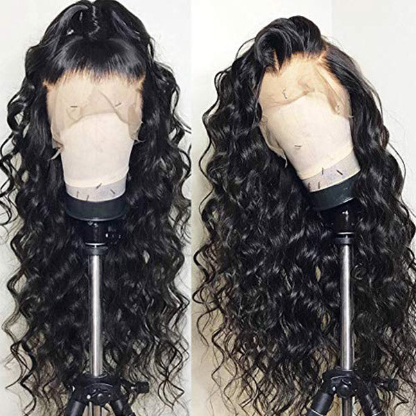 Loose Deep Wave HD Human Hair Wigs 13x4 Undetectable HD Frontal Glueless Wigs For Black Women