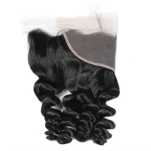 Mink Brazilian Hair Loose Wave Hair 3 Bundles with 13*4 Frontal