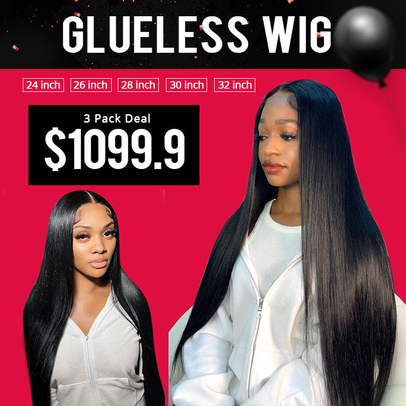 Glueless Lace Front Wig 24 26 28 30 32 Inch Pack Deal