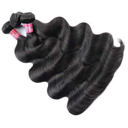 Brazilian hair Body Wave With 4*4 Lace Closure 100% Unprocessed Human Hair Extension