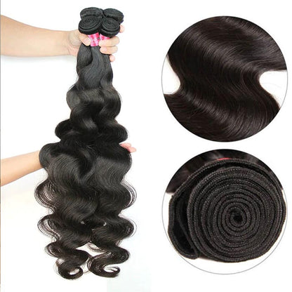 Mink Hair 3 Bundles Indian Body Wave Virgin Human Hair