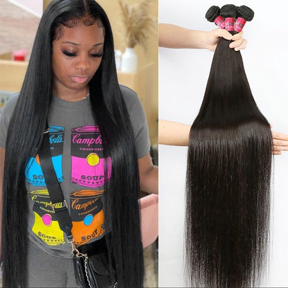 Mink Hair Virgin Indian Straight Hair 3 Bundles Human Hair Weave