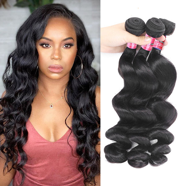 High Quality Loose Wave Virgin Hair Bundles 3 Bundles Brazilian Loose Wave