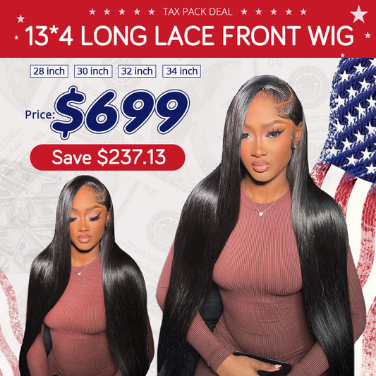 13*4 Long Lace Front 28 30 32 34 Inch Pack Deal