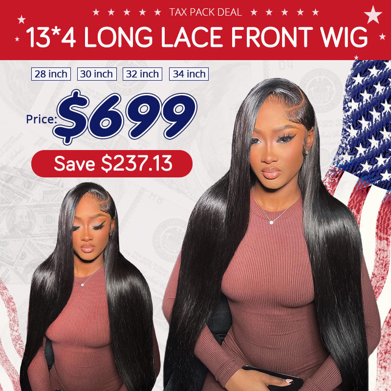 13*4 Long Lace Front 28 30 32 34 Inch Pack Deal