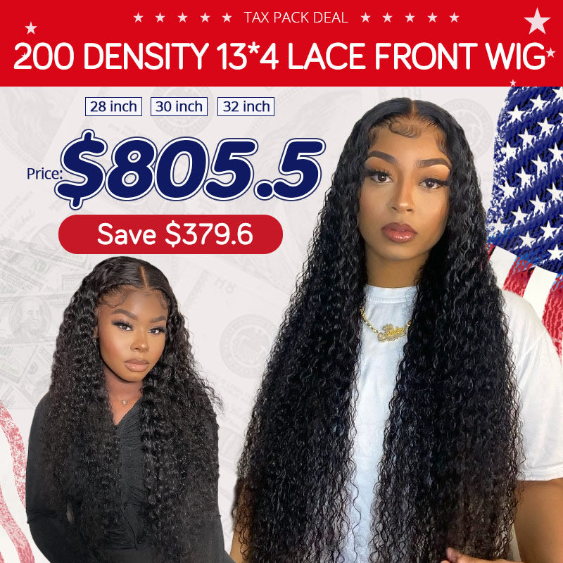 200% Density 13*4 Lace Front Wigs 28 30 32Inch Pack Deal