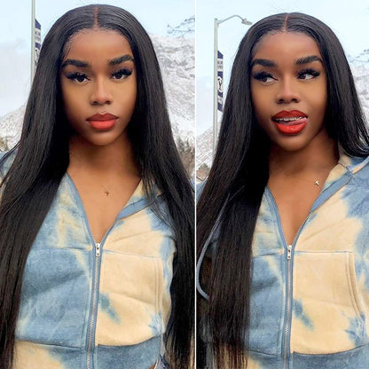 Straight Hair HD Lace Front Wigs Virgin Human Hair Wigs Glueless Wigs